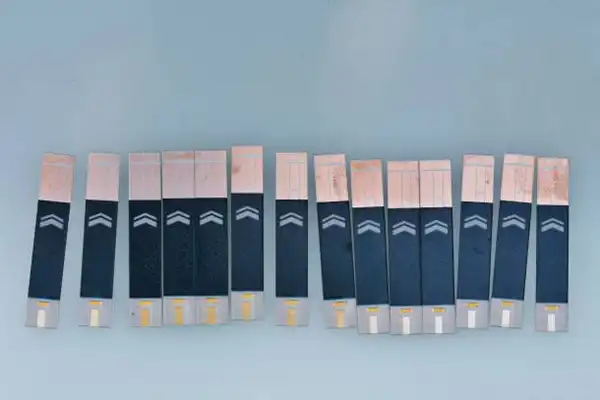 Titanium anode coating uniformity test