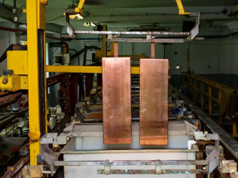 Titanium anode manufacturing
