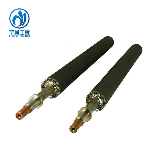 Swirl point dissolving titanium anode rod
