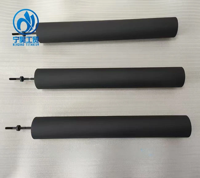 Swirl point dissolving titanium anode rod Swirl point dissolving titanium anode rod