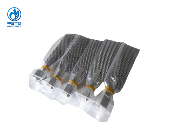 Titanium electrodes for electrochemical water treatment