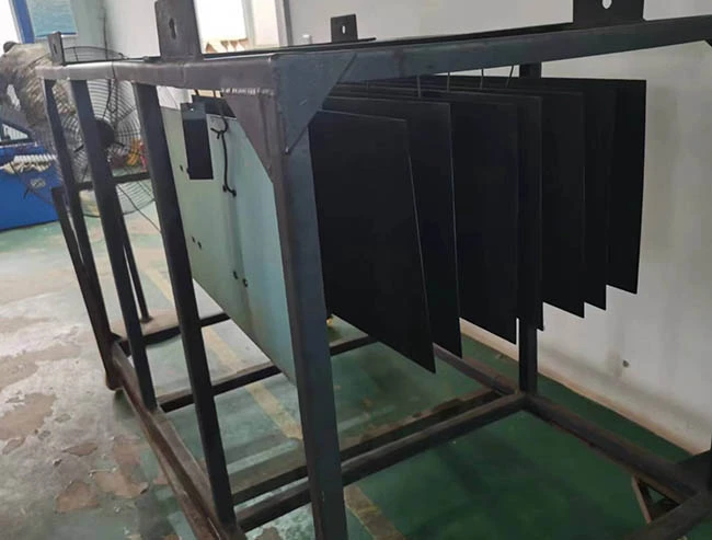 Titanium anode manufacturing