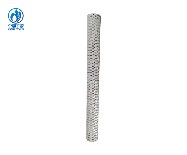 Titanium anode manufacturing