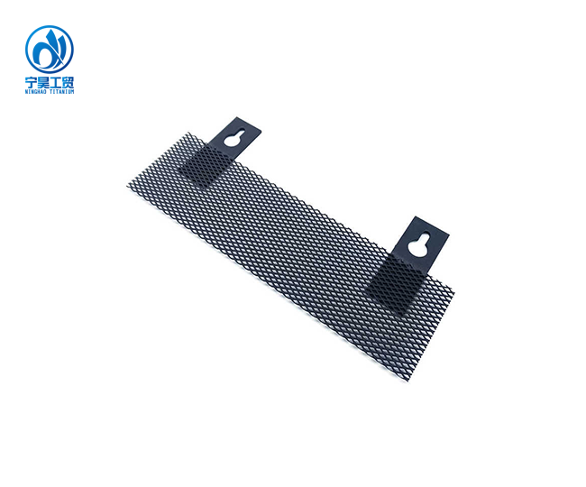 Titanium anode manufacturing