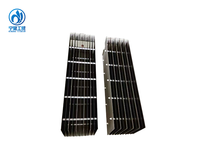 Titanium anode manufacturing