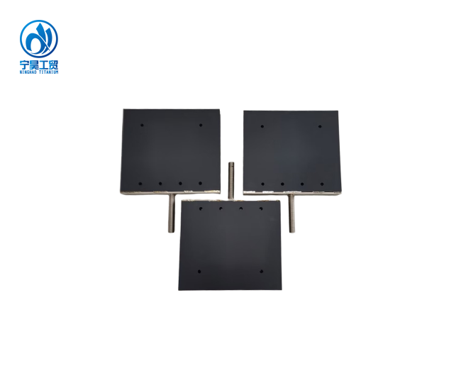 Titanium anode manufacturing
